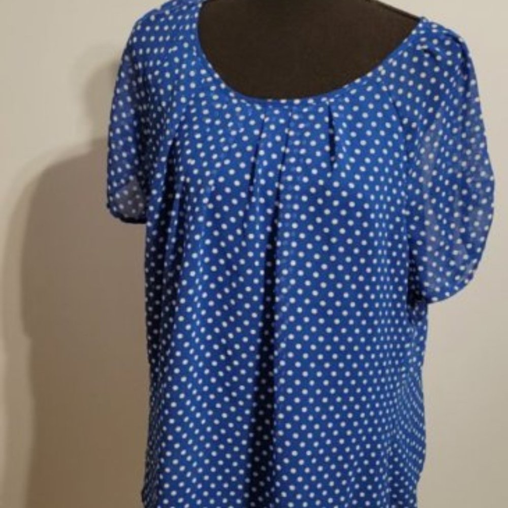 Dress Barn Short Sleeve Blouse Size XL